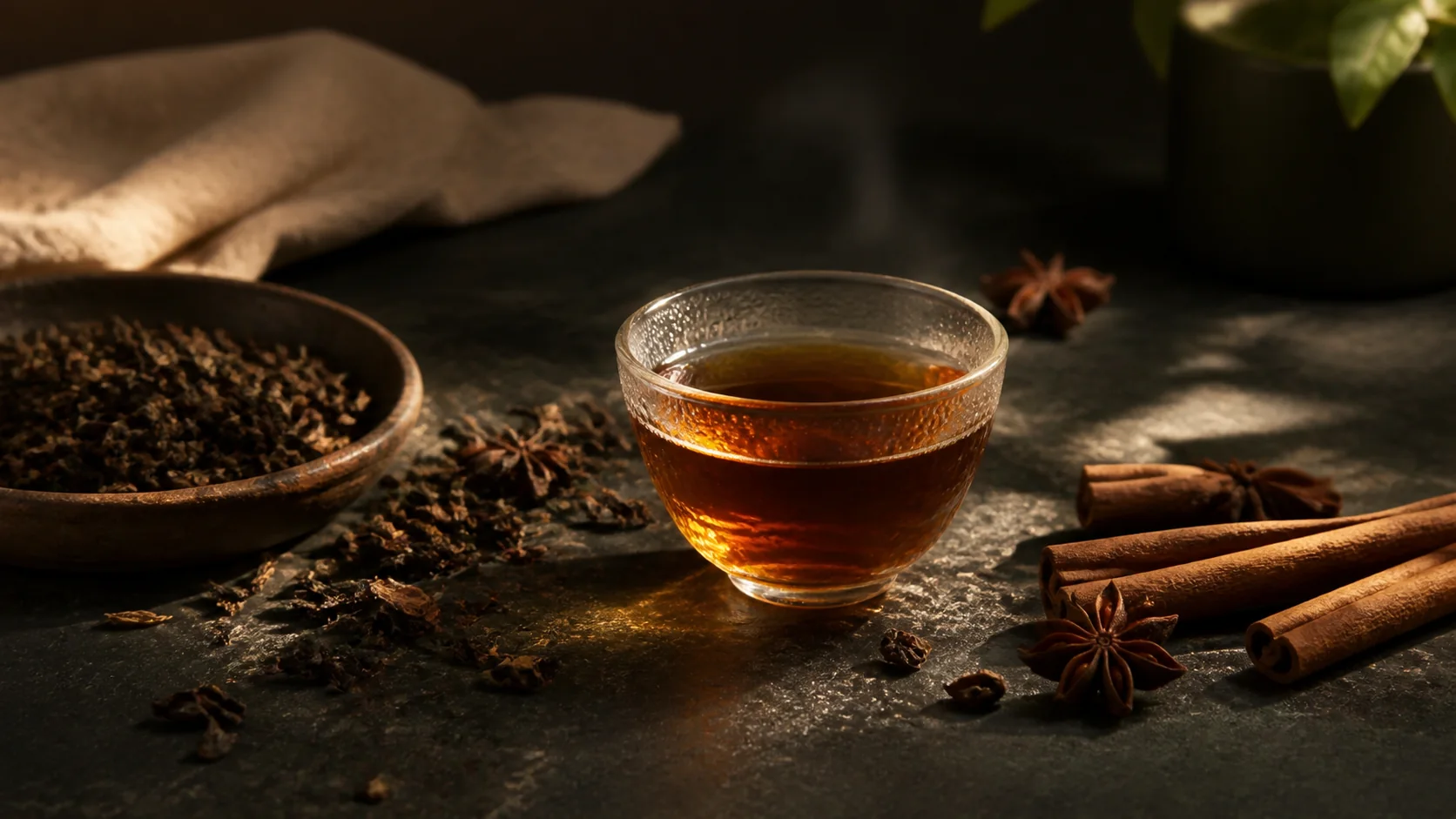 Infusión Oriental Ancestral: té oolong, anís estrella y canela